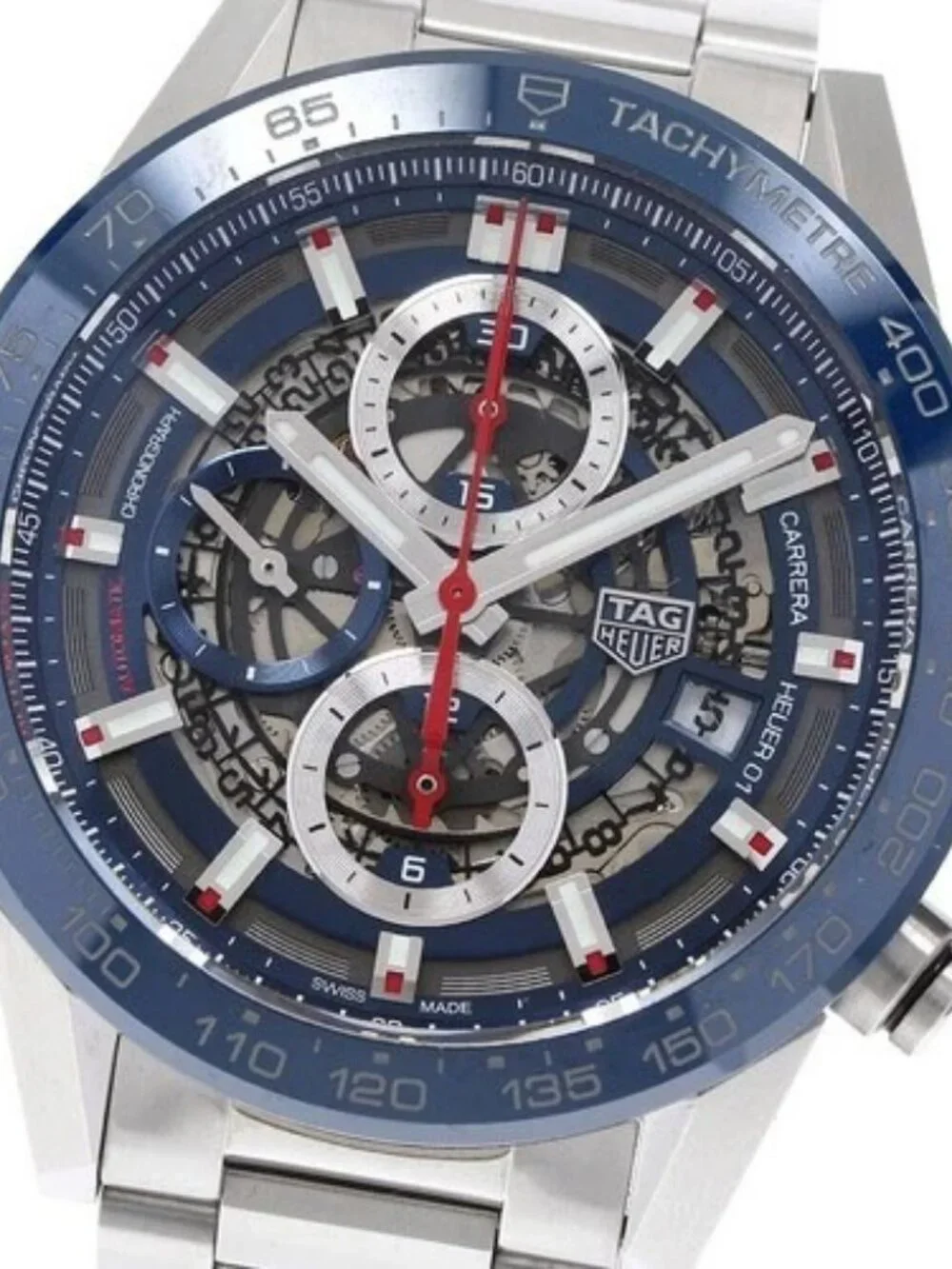 TAG HEUER Carrera Caliber Heuer 01 CAR201T-0 Date Automatic Men's Watch_921891